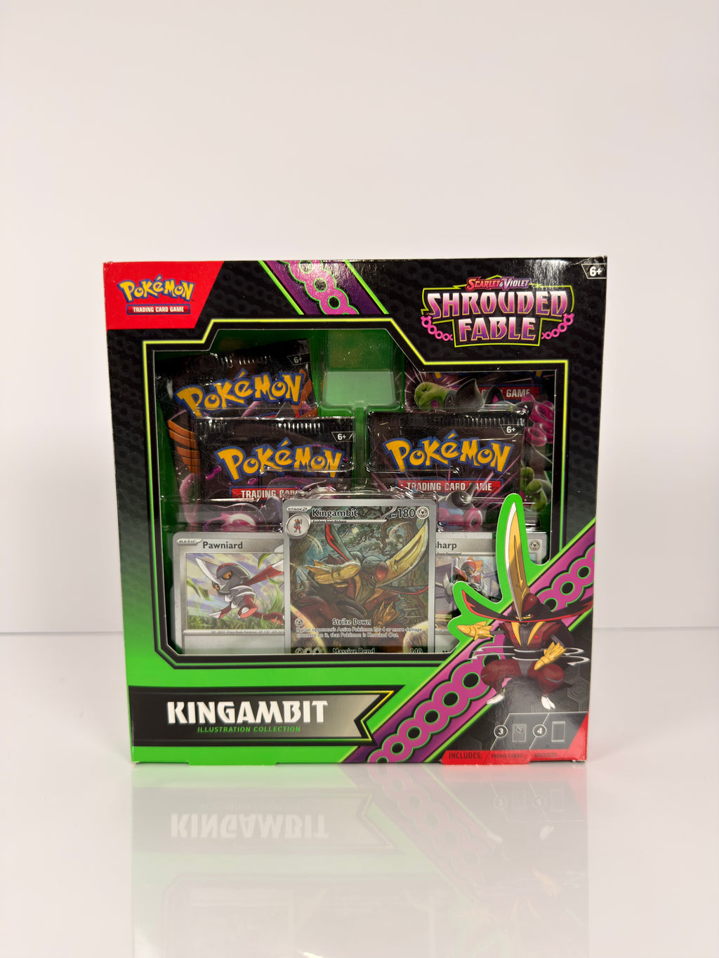 Pokemon SV6.5 Shrouded Fable Illustration Collection Box - Kingambit