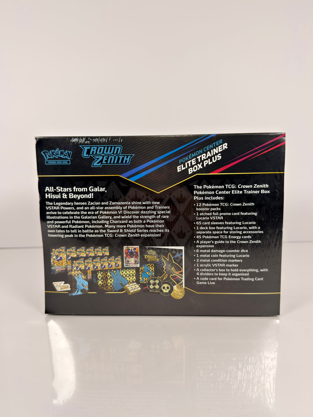 Pokémon TCG: Crown Zenith Pokémon Center Elite Trainer Box Plus