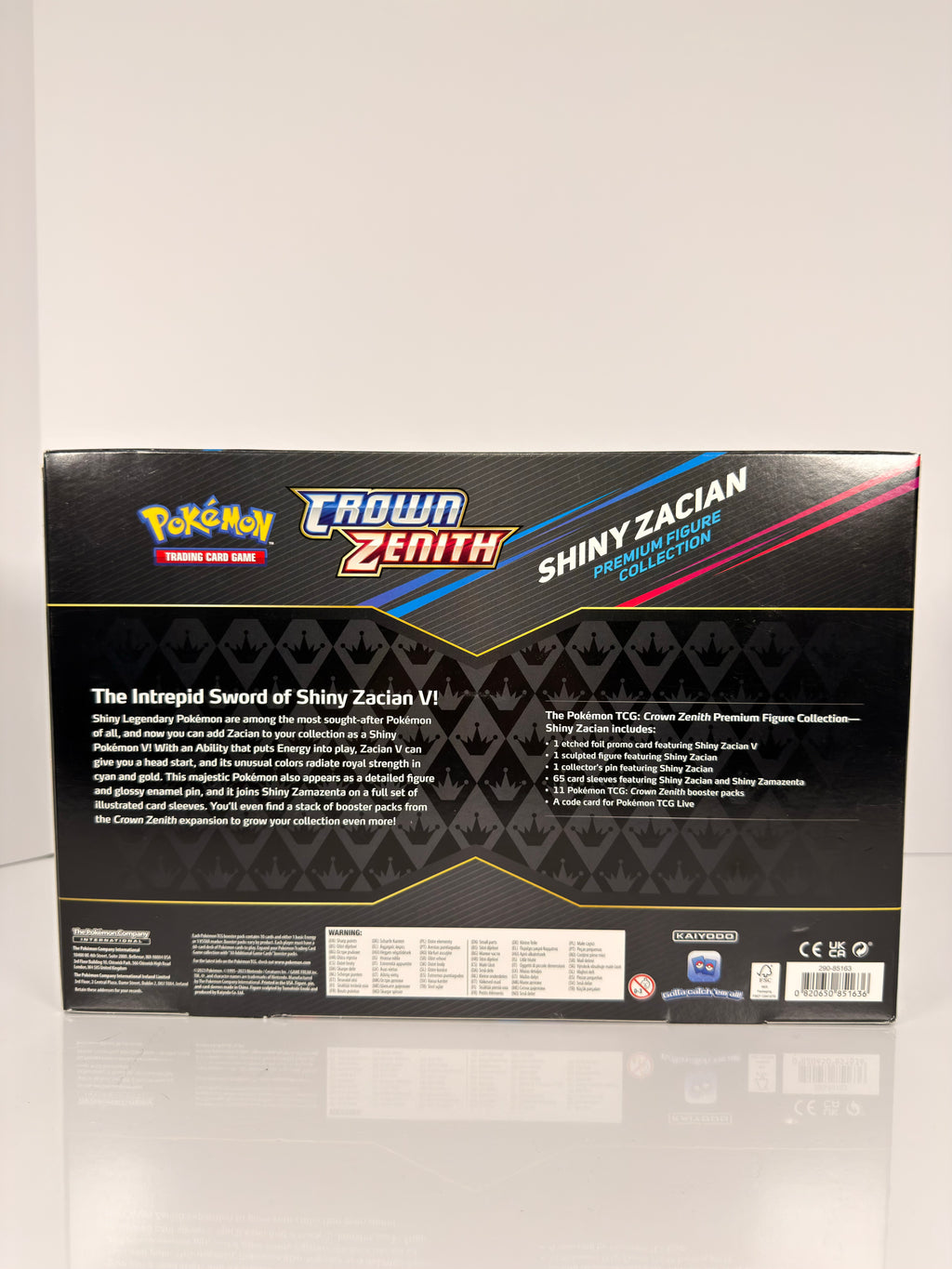 Pokemon TCG: Crown Zenith Premium Figure Collection—Shiny Zacian