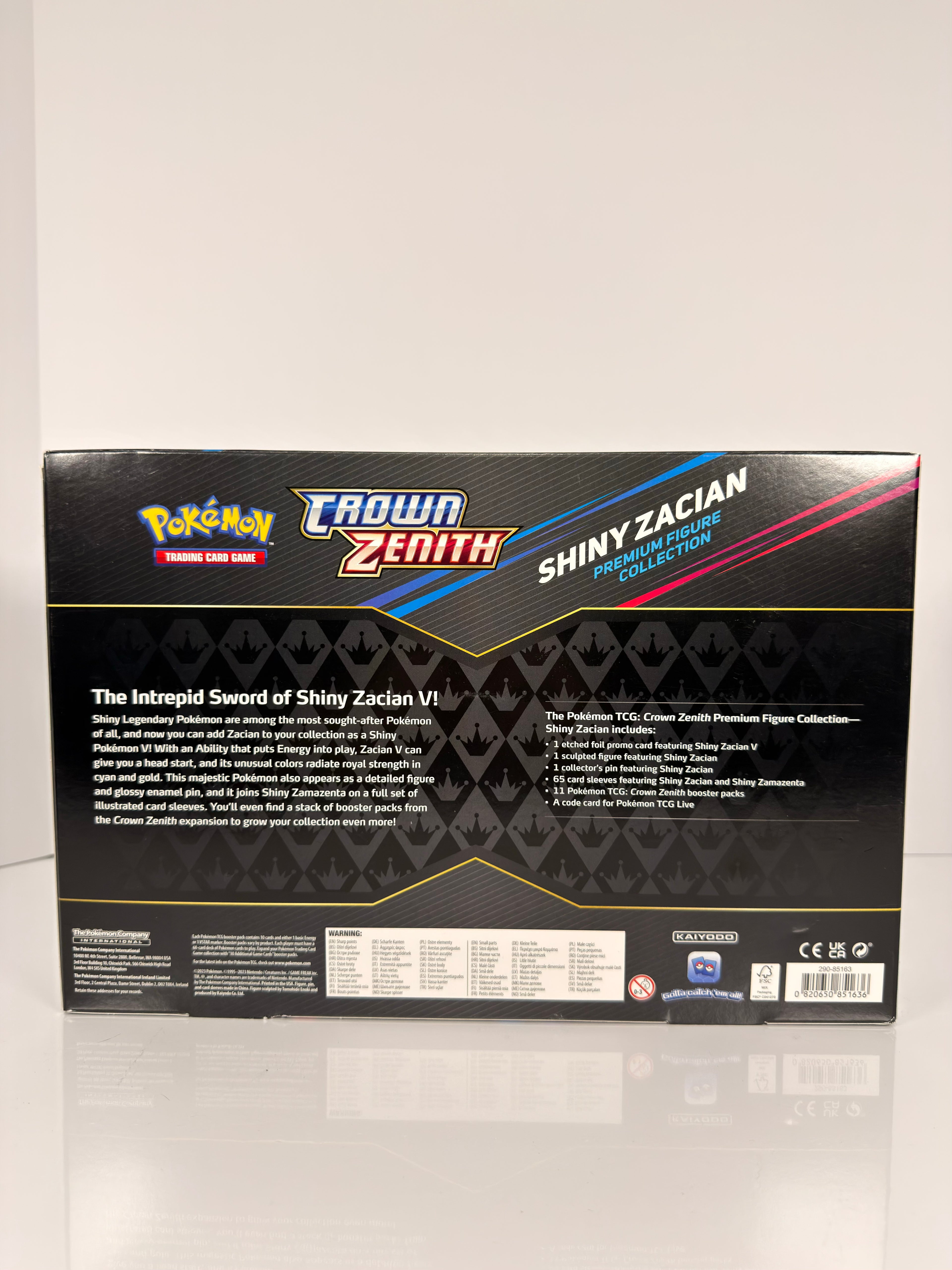 Pokemon TCG: Crown Zenith Premium Figure Collection—Shiny Zacian