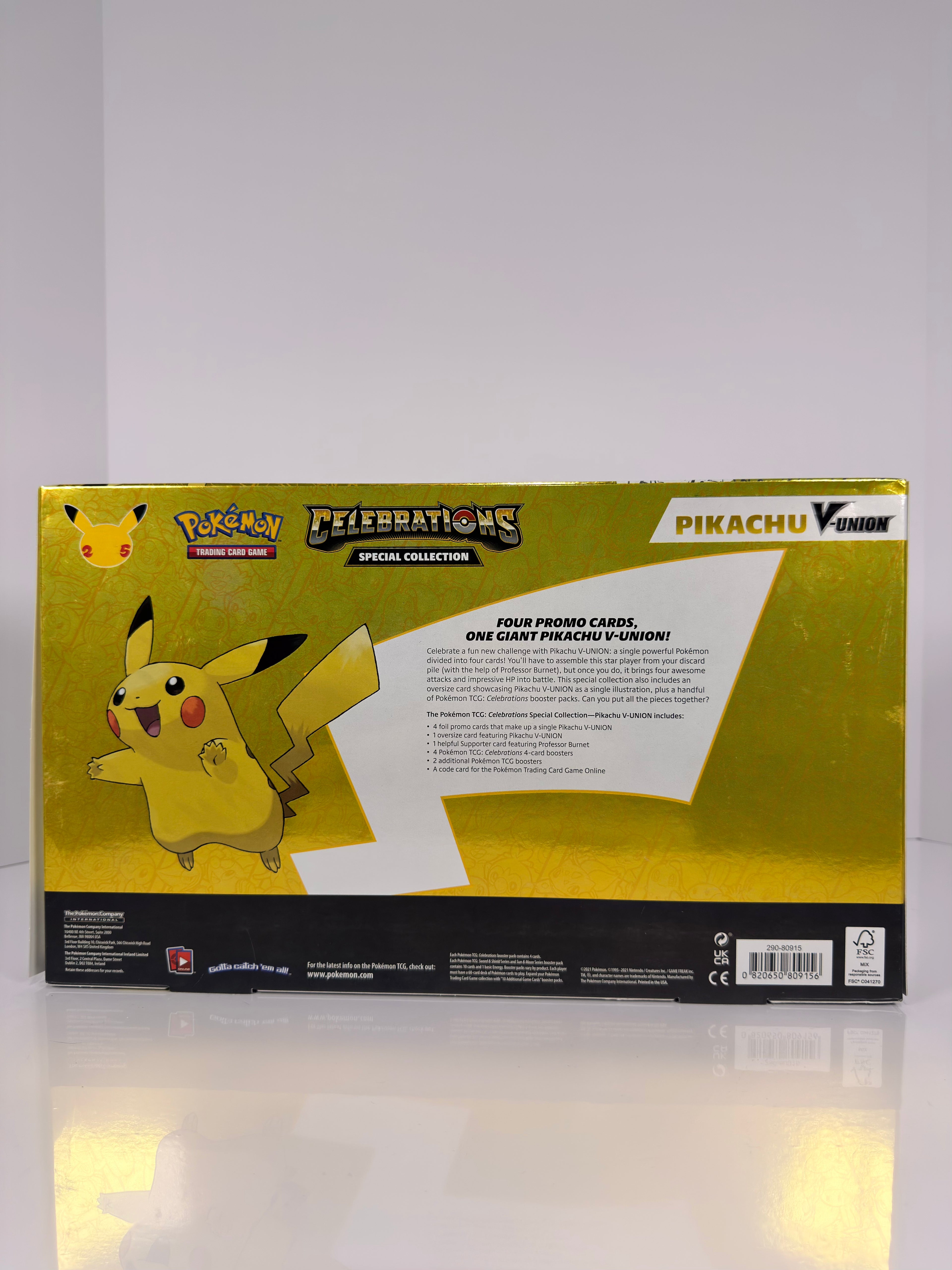 Pokemon TCG: Celebrations Special Collection—Pikachu V-UNION