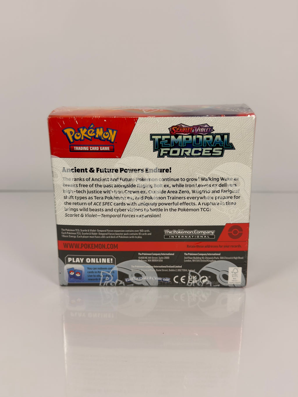 Pokemon TCG: Scarlet and Violet: Temporal Forces: Booster Display Box