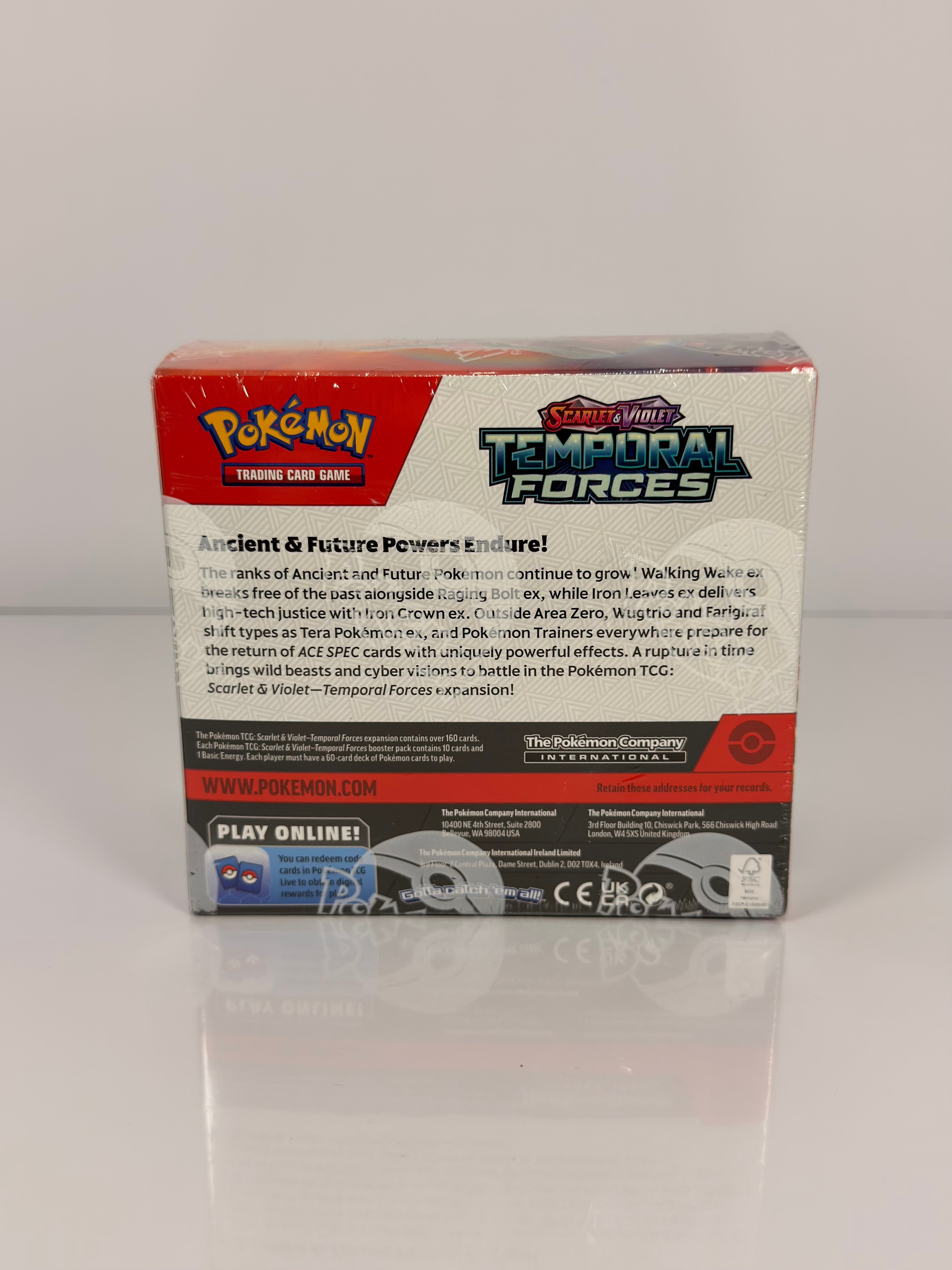 Pokemon TCG: Scarlet and Violet: Temporal Forces: Booster Display Box