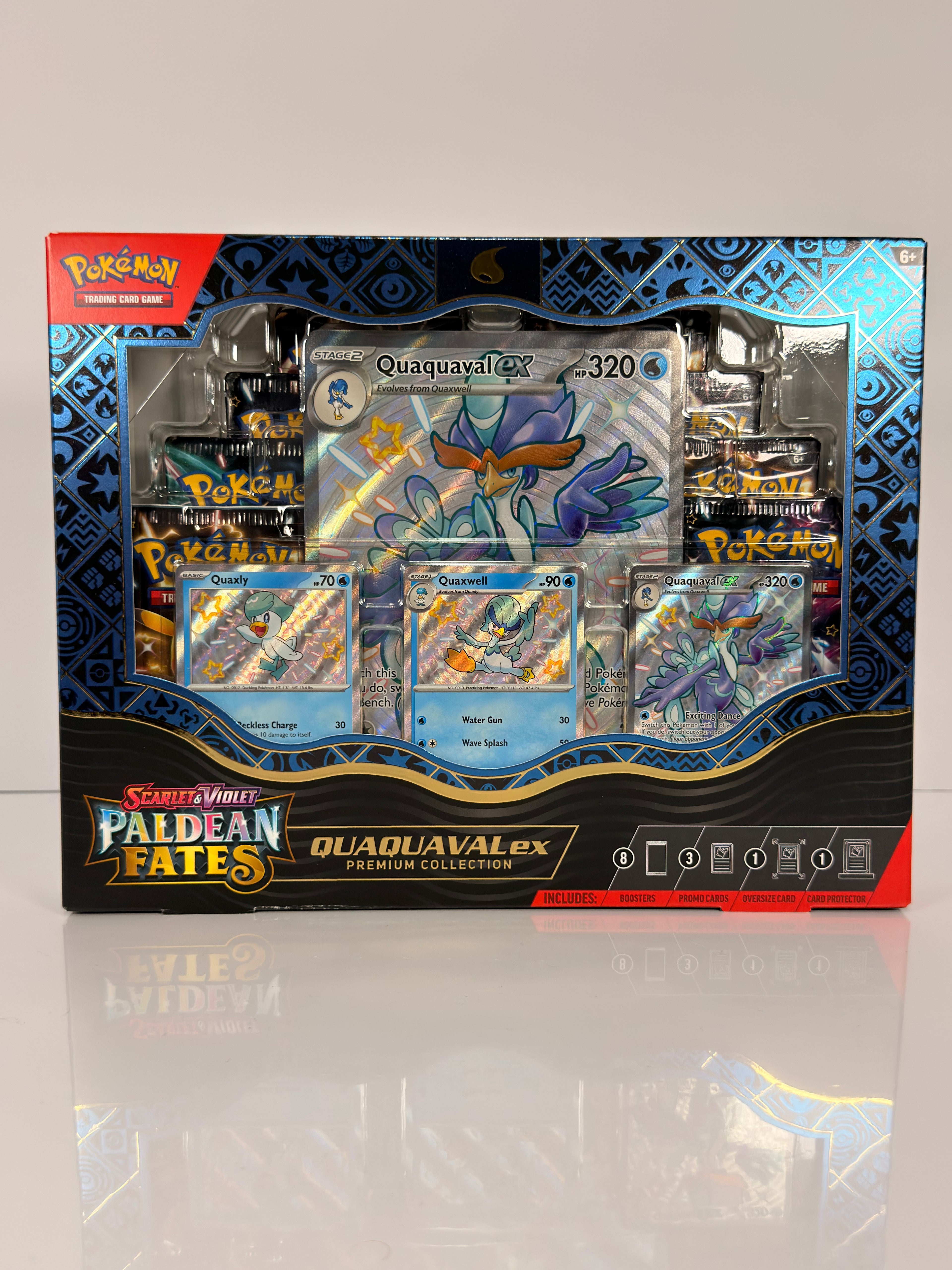 Pokemon Paldean Fates Quaquaval EX Premium Collection