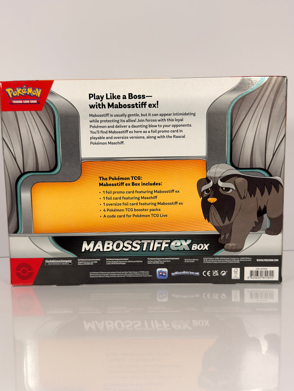 Pokemon Trading Card Games Mabosstiff EX Box