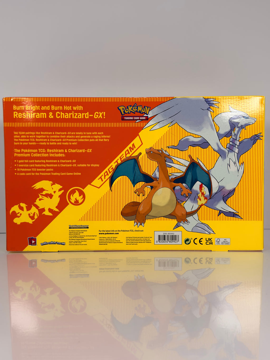 Pokemon TCG: Reshiram & Charizard-GX Premium Collection