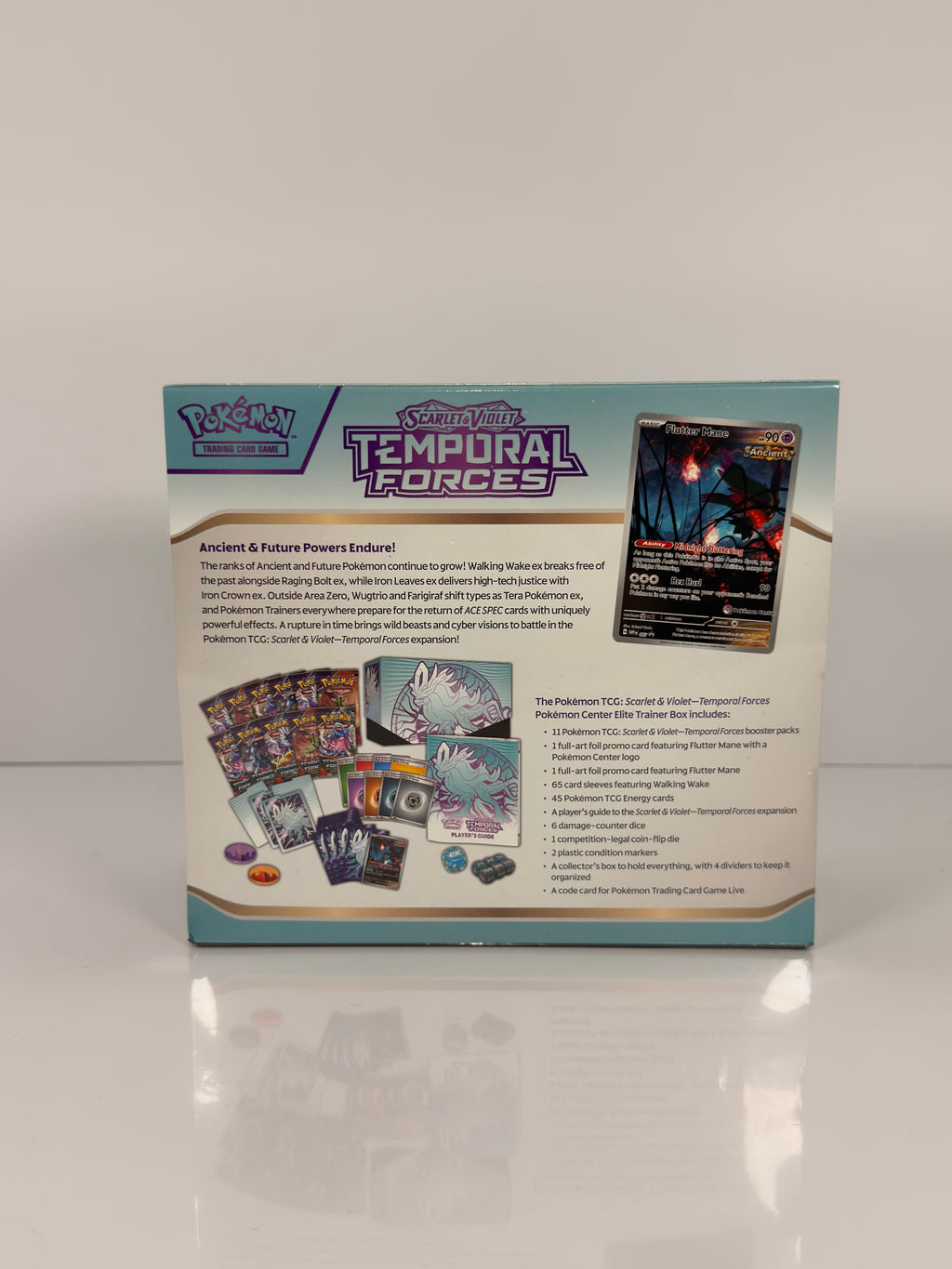 Temporal Forces Pokemon Center Elite Trainer Box Walking Wake
