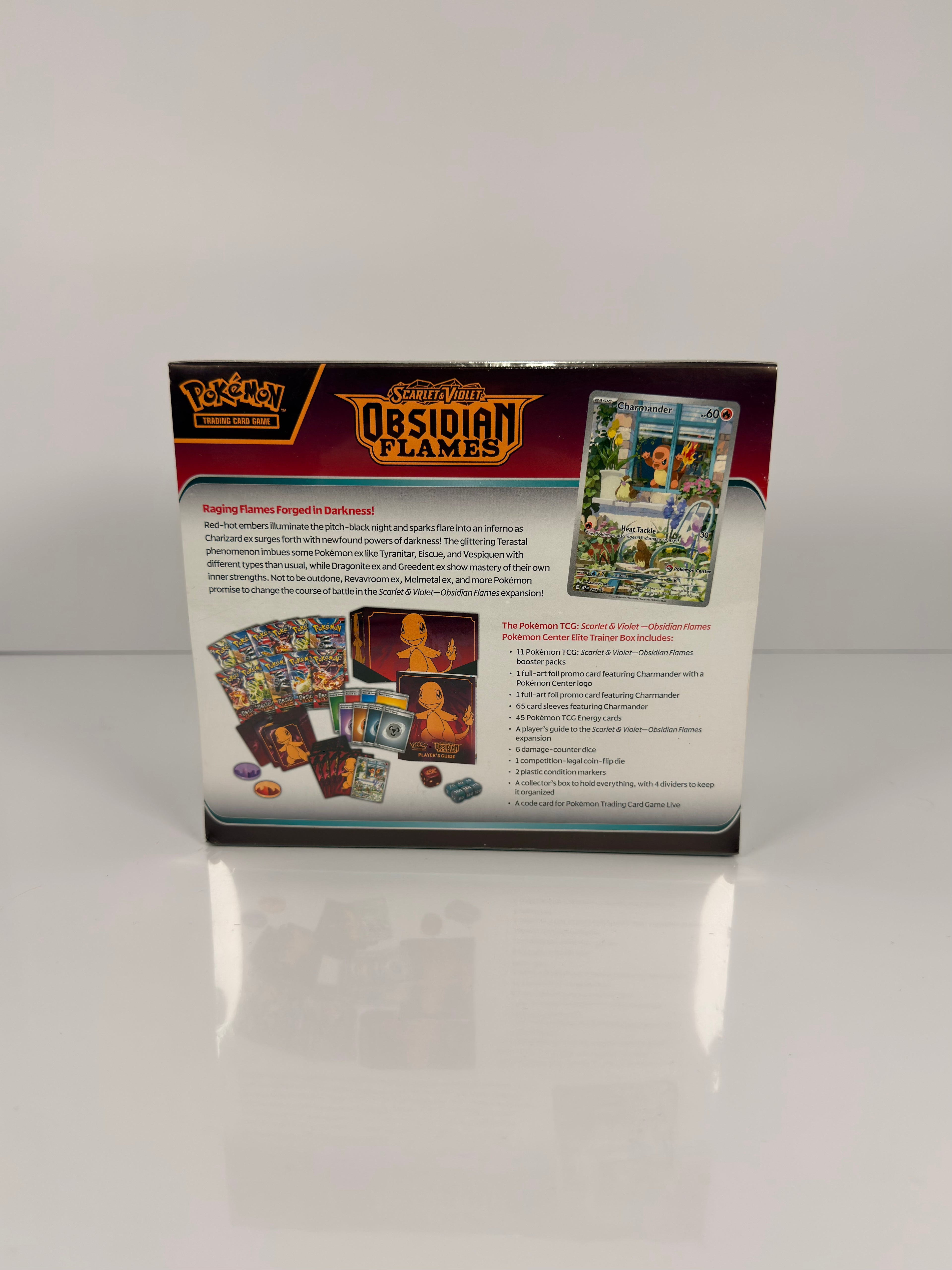 Pokemon TCG: Scarlet & Violet— Pokemon Center Obsidian Flames Elite Trainer Box