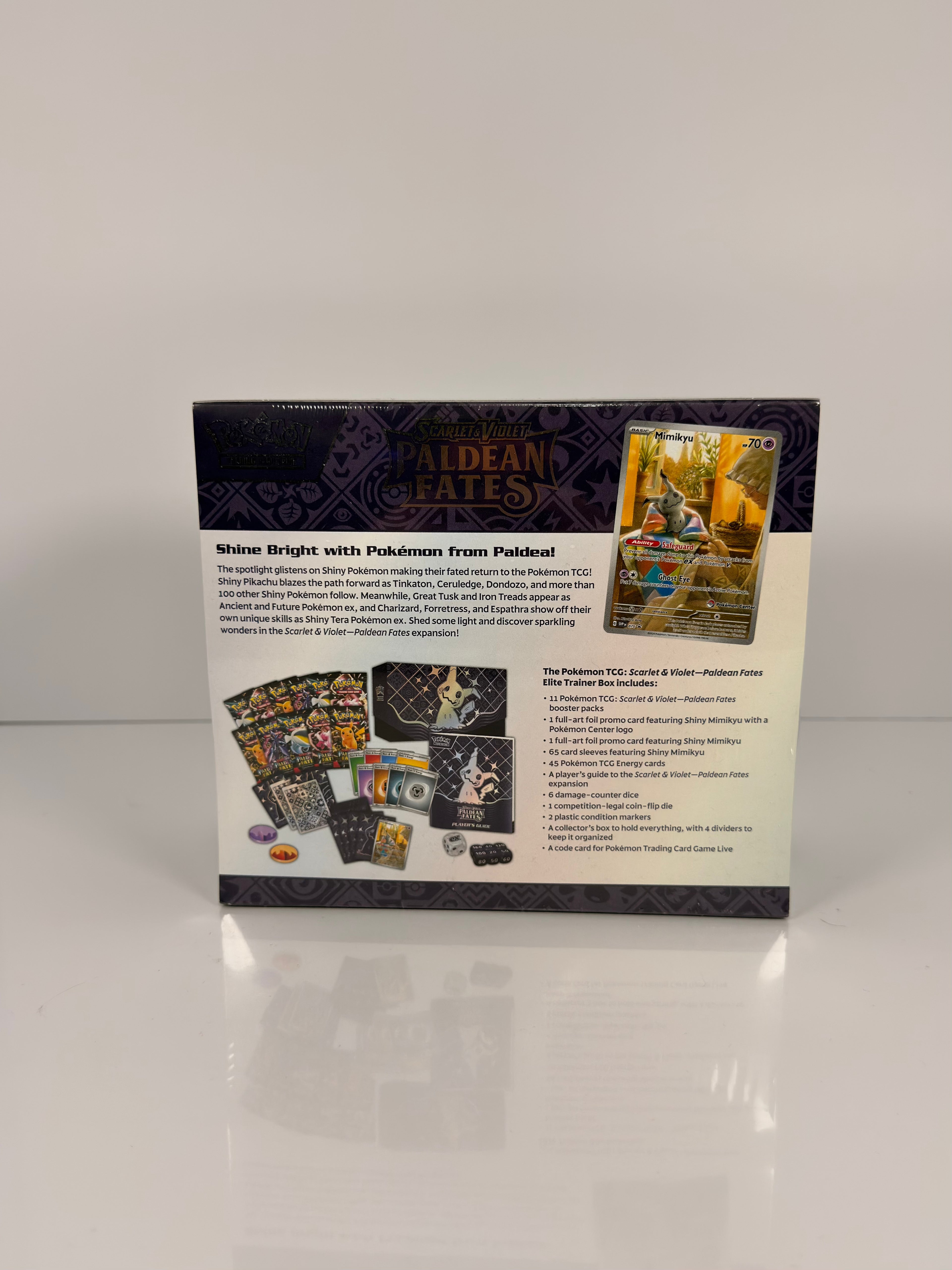 Pokemon TCG: Scarlet & Violet-Paldean Fates Pokemon Center Elite Trainer Box